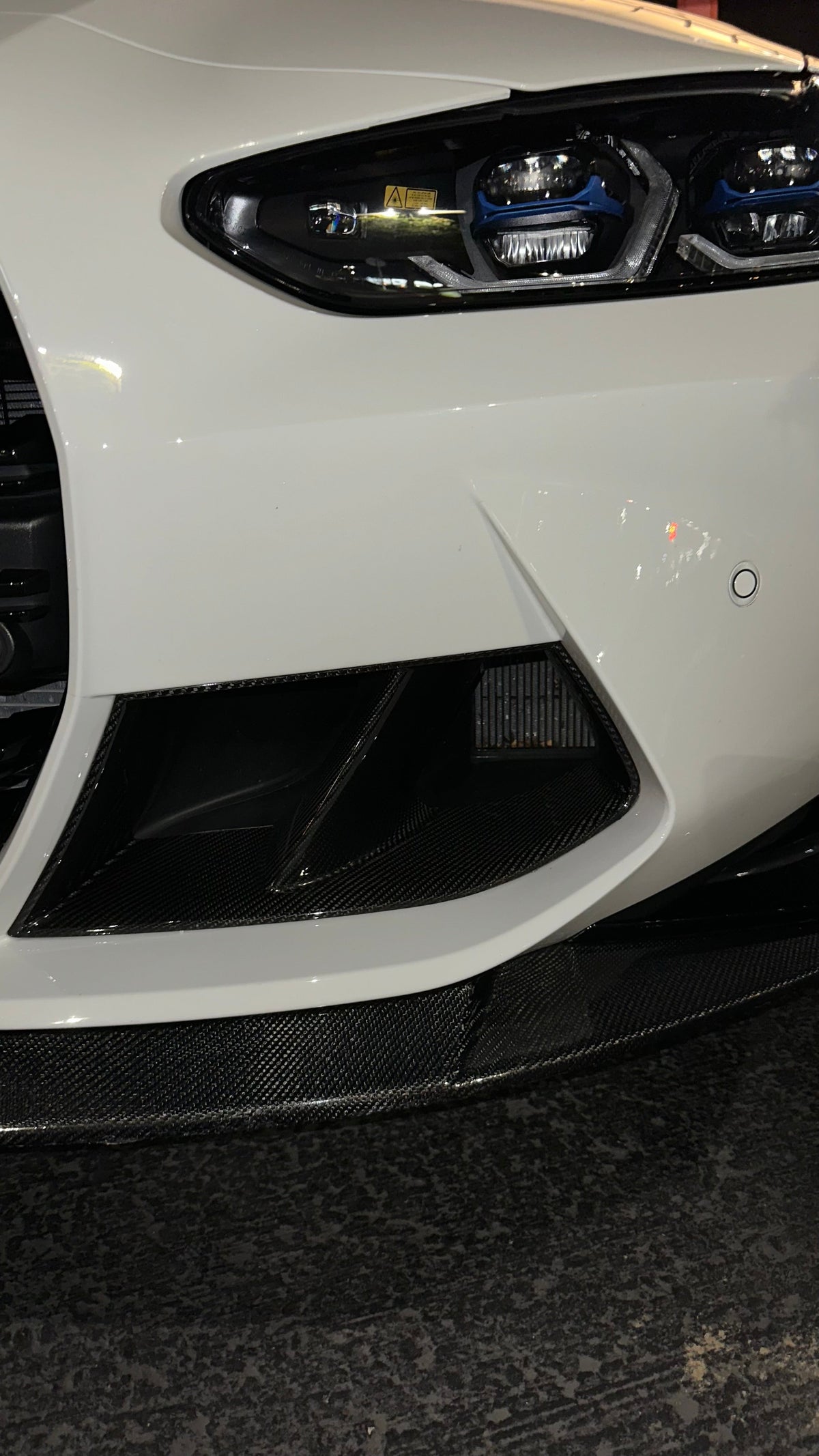 AlpineX Dynamics MP Style Pre-preg Dry Carbon Fiber Front Duct For BMW G8X M3/4