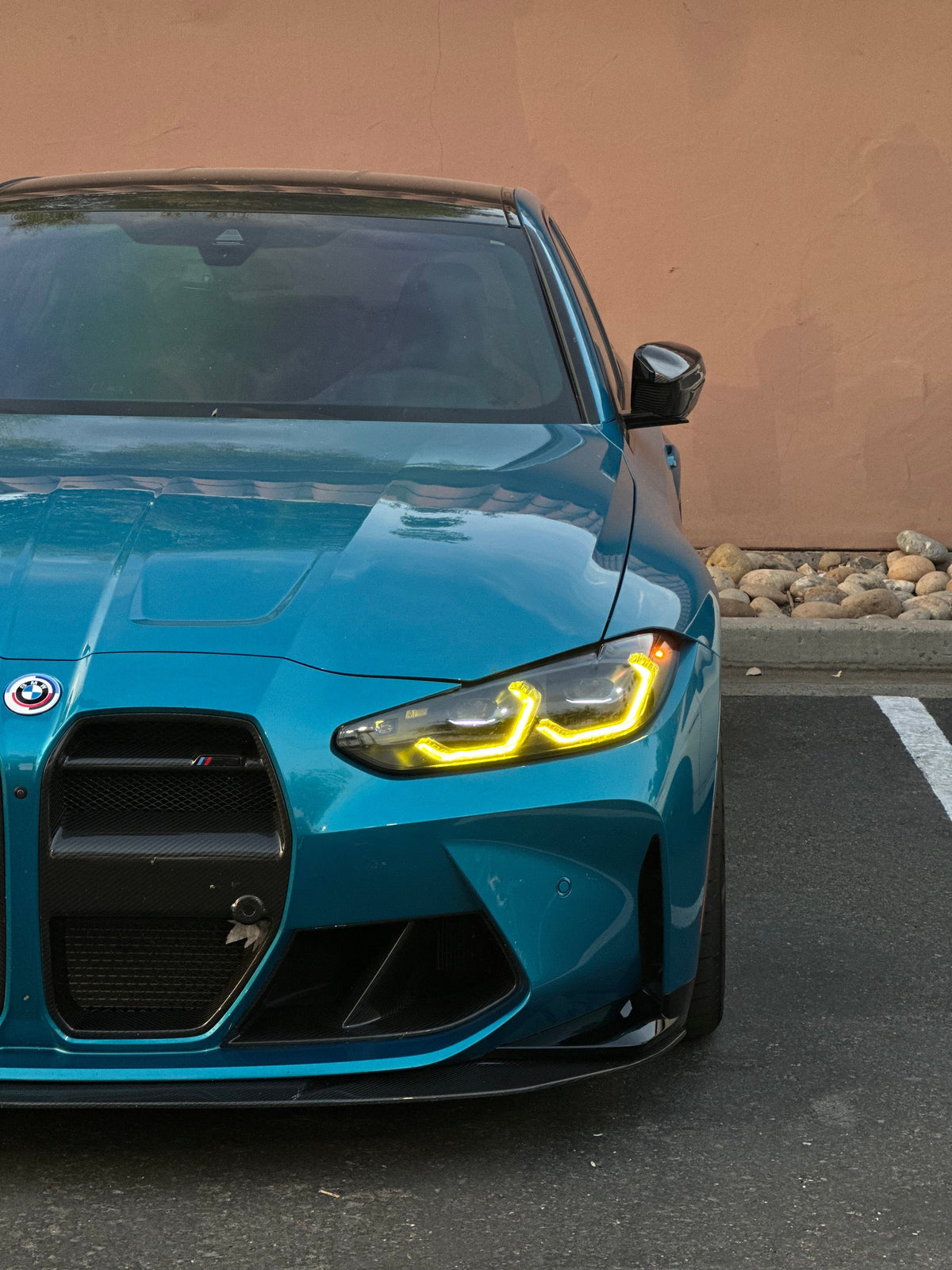 AlpineX Dynamics MP Style Pre-preg Dry Carbon Fiber Front Duct For BMW G8X M3/4