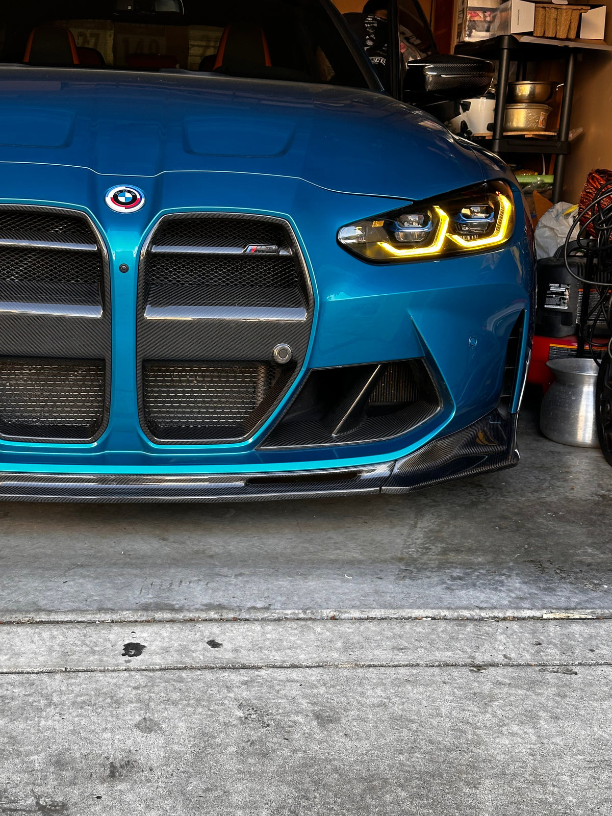 AlpineX Dynamics MP Style Pre-preg Dry Carbon Fiber Front Duct For BMW G8X M3/4