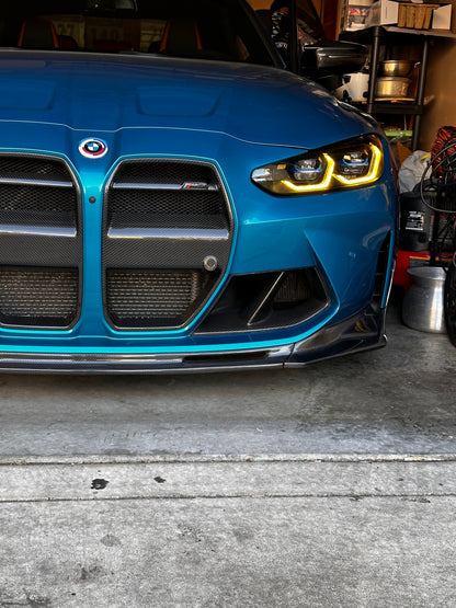 AlpineX Dynamics MP Style Pre-preg Dry Carbon Fiber Front Duct For BMW G8X M3/4