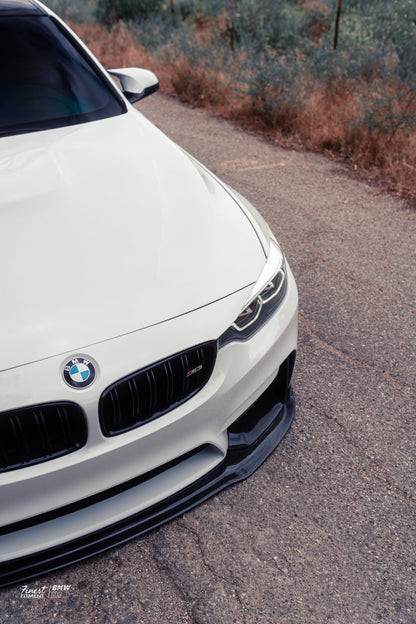 AlpineX Dynamics V Style Carbon Fiber Front Lip For BMW F8X M3 M4