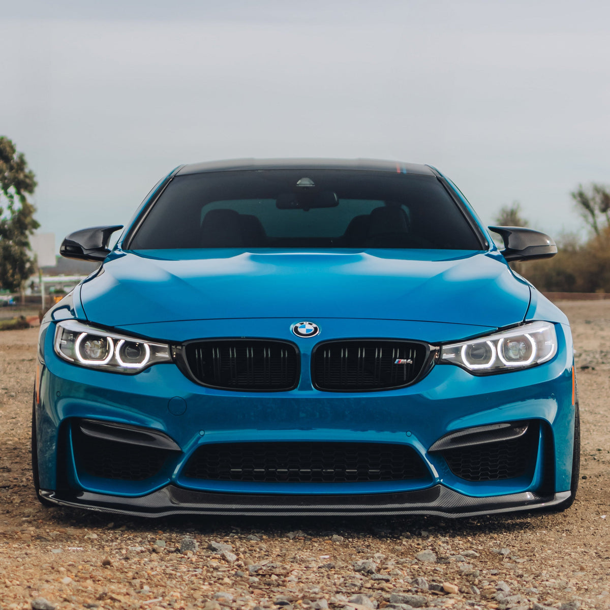 AlpineX Dynamics V Style Carbon Fiber Front Lip For BMW F8X M3 M4