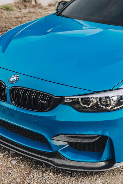 AlpineX Dynamics V Style Carbon Fiber Front Lip For BMW F8X M3 M4