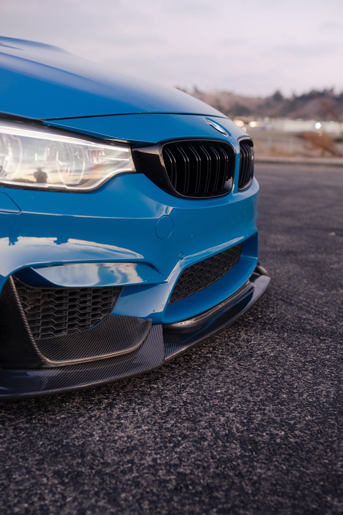 AlpineX Dynamics Varis Style Carbon Fiber Front Lip For BMW F8X M3/4