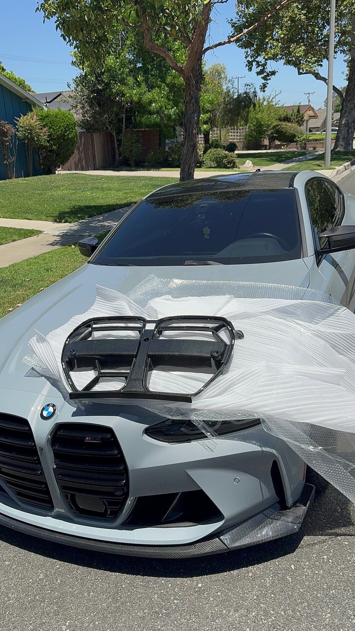 AlpineX Dynamics CSL Style Pre-preg Dry Carbon Fiber Grille For BMW G8X M3/M4