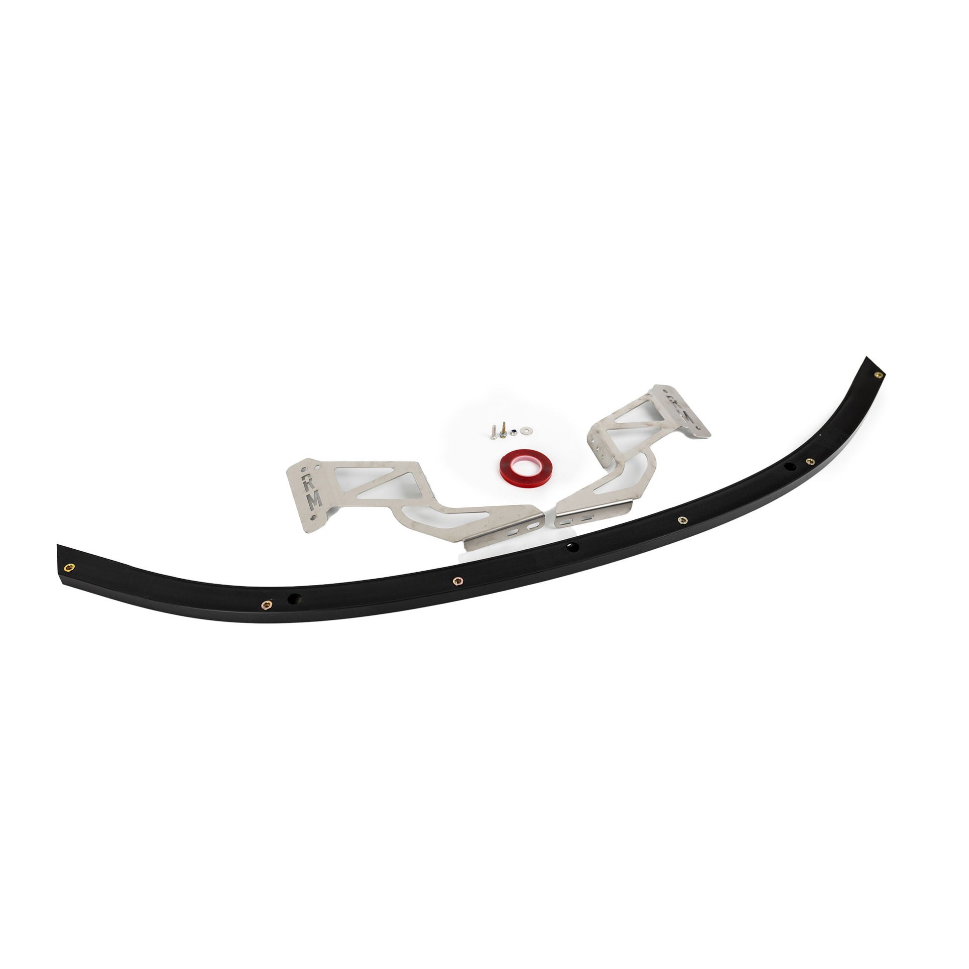 Aluminum center support bar, mounting tape and hardware for the E9X M3 GTS front splitter