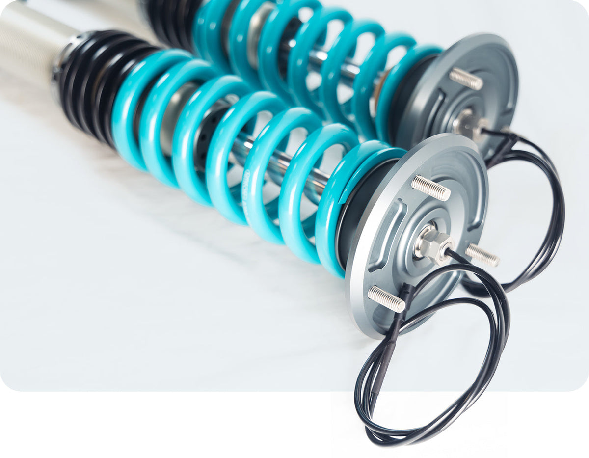 Nitron elec-TRON generic suspension illustration; exact kit and optional FAL components vary