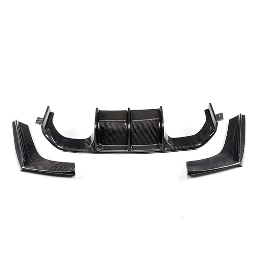 Ridgeline Motorsport F8X M3 M4 V Style Carbon Fiber Rear Diffuser+ Side Splitter Kit