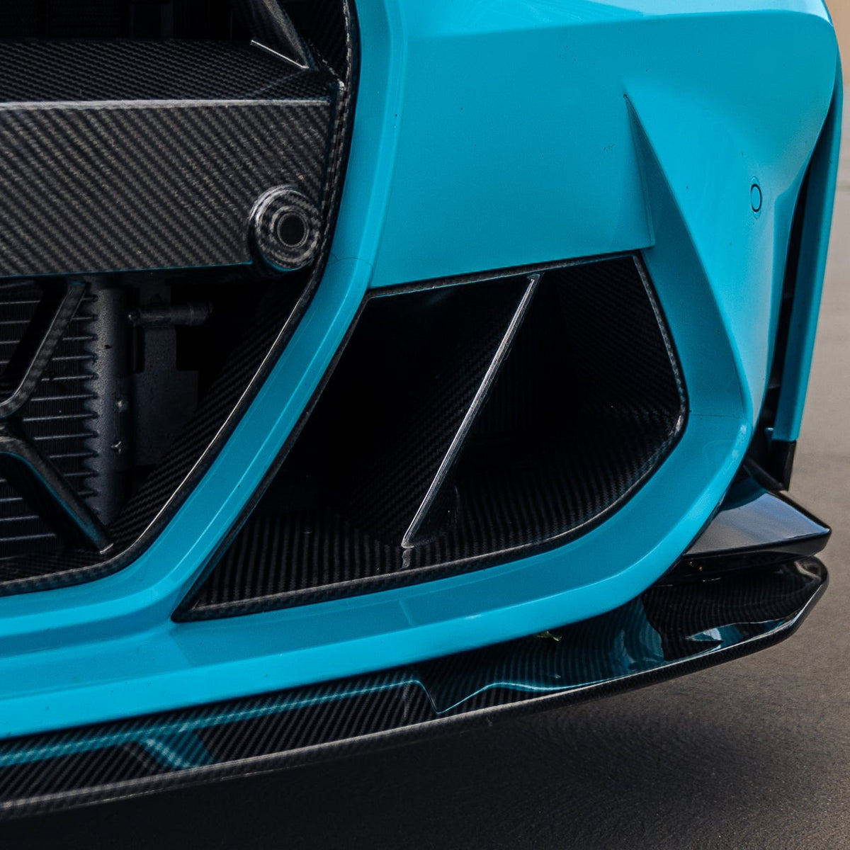 AlpineX Dynamics MP Style Pre-preg Dry Carbon Fiber Front Duct For BMW G8X M3/4