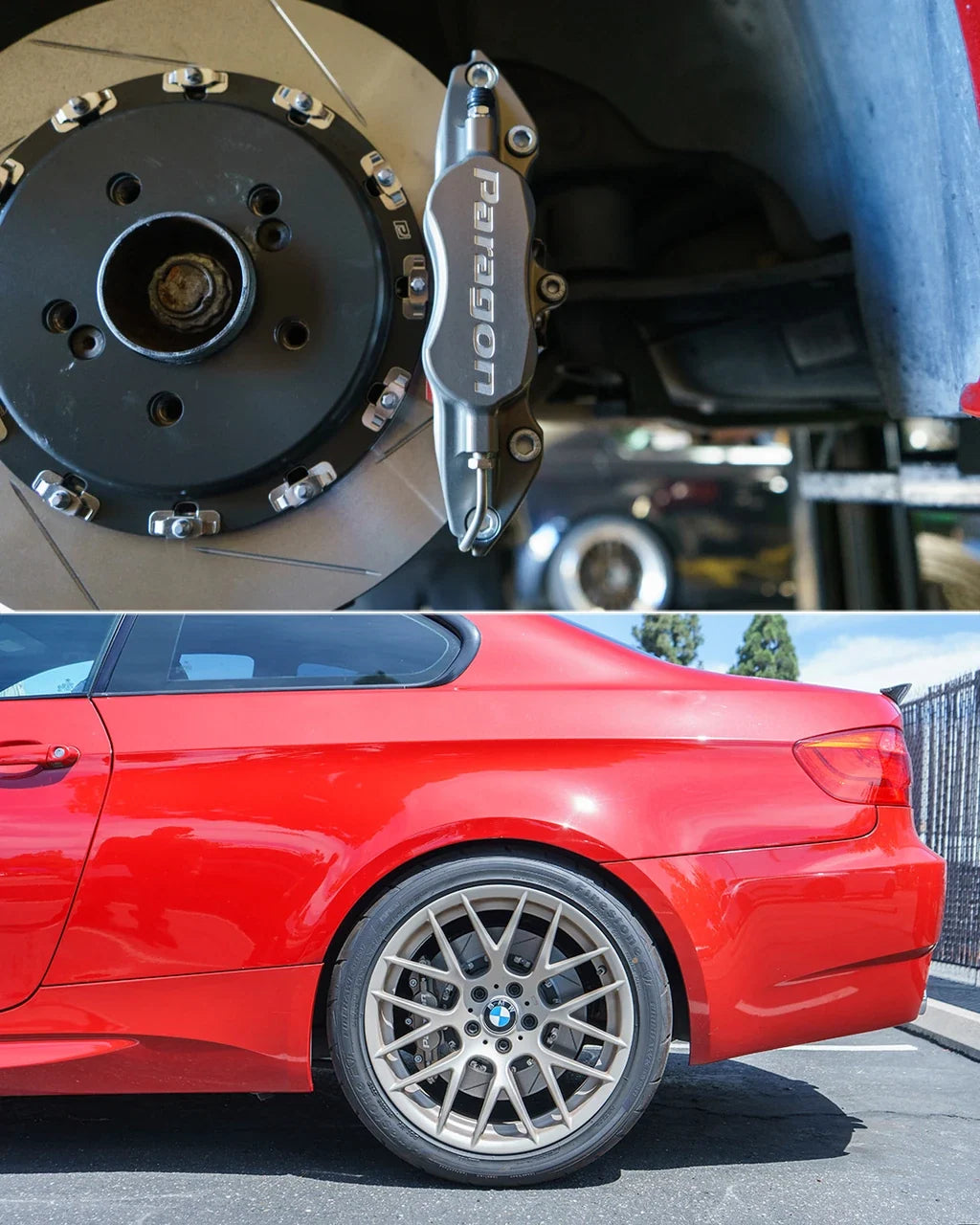Paragon Track Performance Big Brake Kit (PA025 4 piston) - BMW M3 (E90/E92/E93) / 1M Coupe Rear