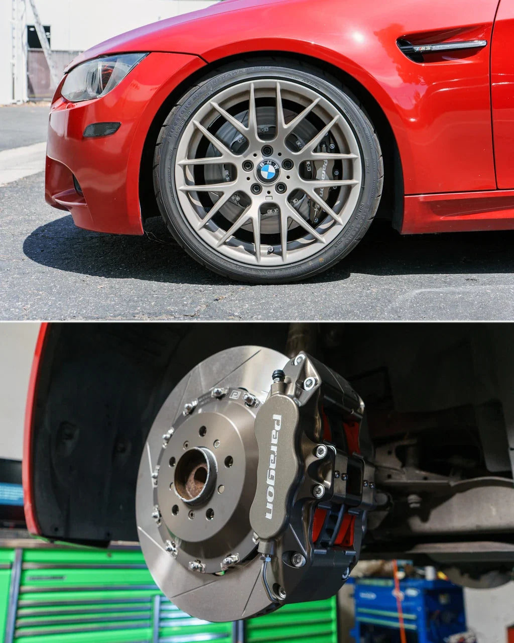 Paragon Track Performance Endurance Big Brake Kit (PA036 6 piston) - BMW M3 (E90/E92/E93) / 1M Coupe Front
