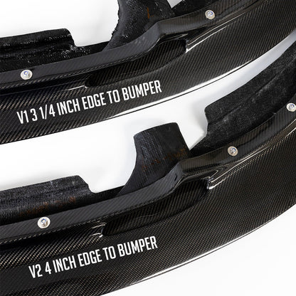 Ridgeline Motorsport GT4 V1 (Short Version) Carbon Fiber Front Splitter for BMW F8X M3 / M4