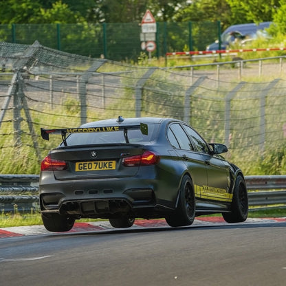 Ring Spec Wing V2 dry carbon rear wing viewed from the rear