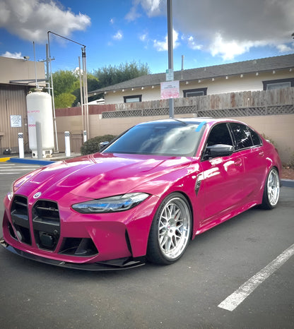 AlpineX Dynamics MH Style 1 Piece Carbon Fiber Front Lip For BMW G8X M3/4