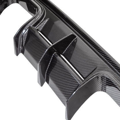 AlpineX Dynamics V Style Pre-preg Dry Carbon Fiber Rear Diffuser For BMW G8X M3/4
